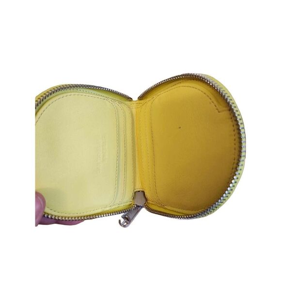 VGUC Telfar Leather Wallet - Highlighter Yellow - Picture 4 of 6